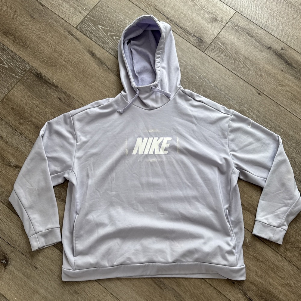 Woman's Nike Purple Hoodie Size XL Sweatshirt #705